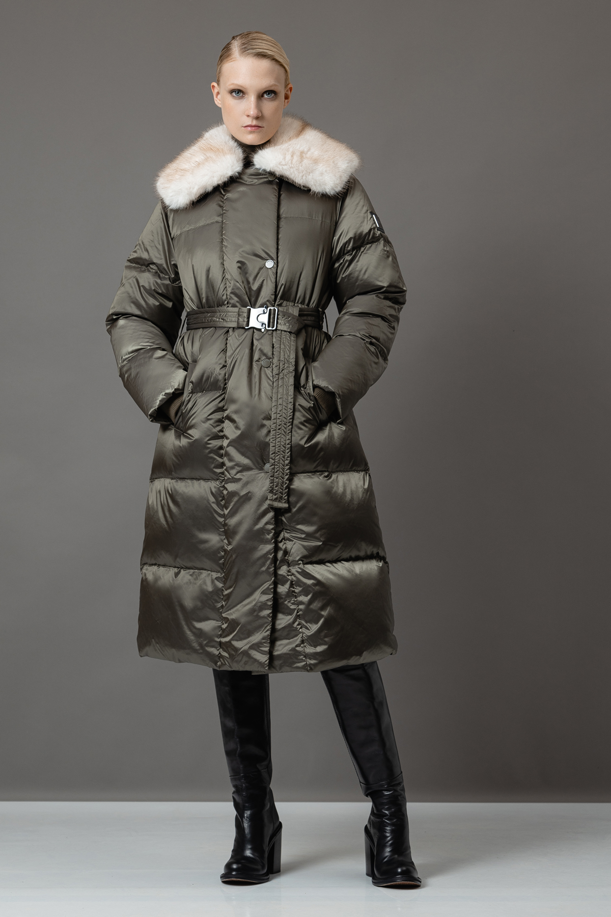 Coat VASSA&Co, пол female, цвет зеленый, фото №2