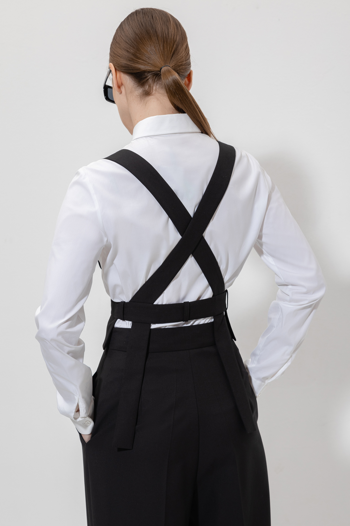 Дизайнерский жилет VASSA&Co, пол женский, цвет черный, фото №6