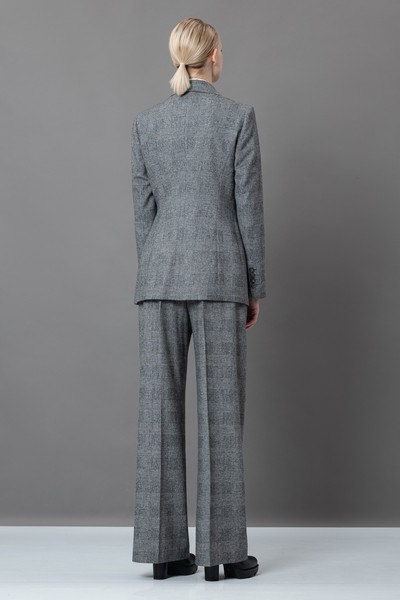 Широкие брюки VASSA&Co, пол женский, цвет серый, фото №4