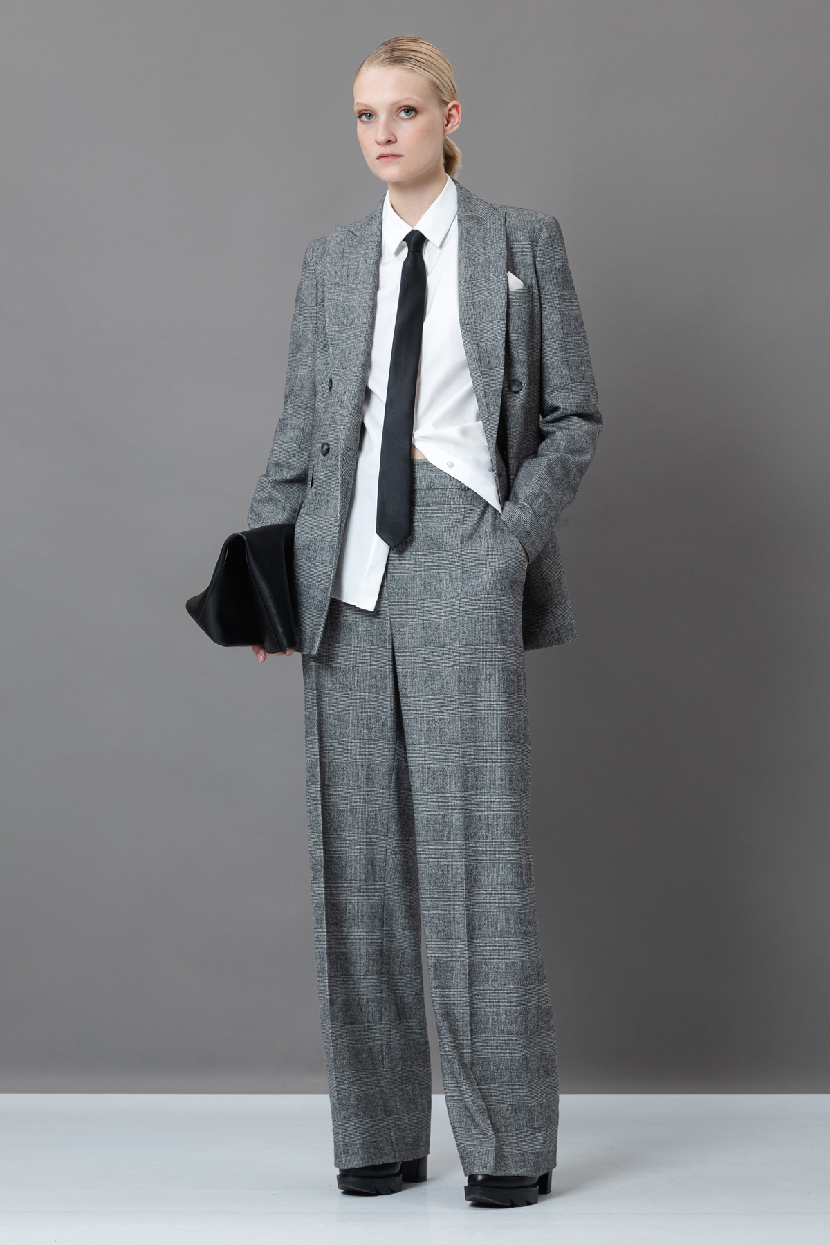 Приталенный жакет VASSA&Co, пол женский, цвет серый, фото №3