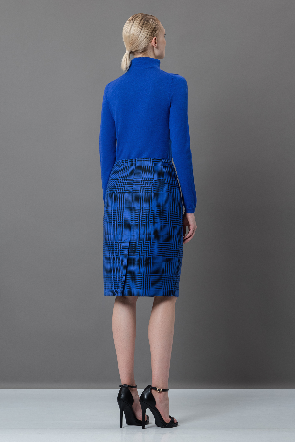 Юбка VASSA&Co, пол женский, цвет синий, фото №3