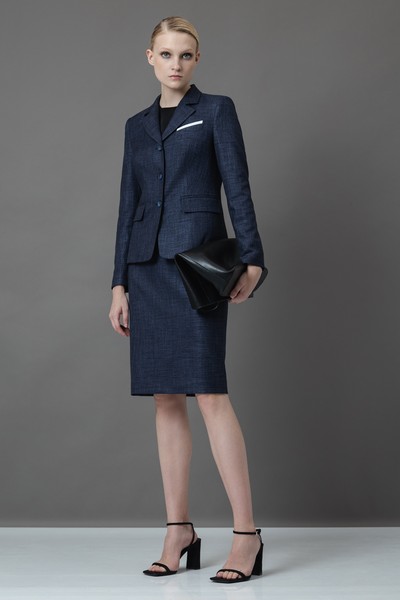 Юбка в клетку VASSA&Co, пол женский, цвет синий, фото №3