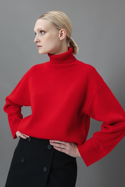 Короткая юбка VASSA&Co, пол женский, цвет черный, фото №5