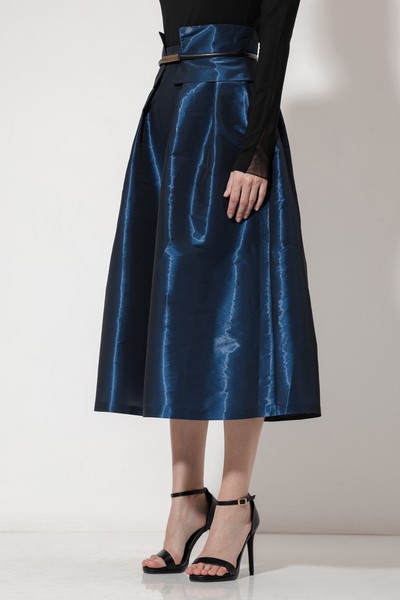 Юбка из нейлона VASSA&Co, пол женский, цвет синий, фото №4