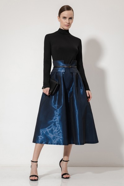 Юбка из нейлона VASSA&Co, пол женский, цвет синий, фото №2