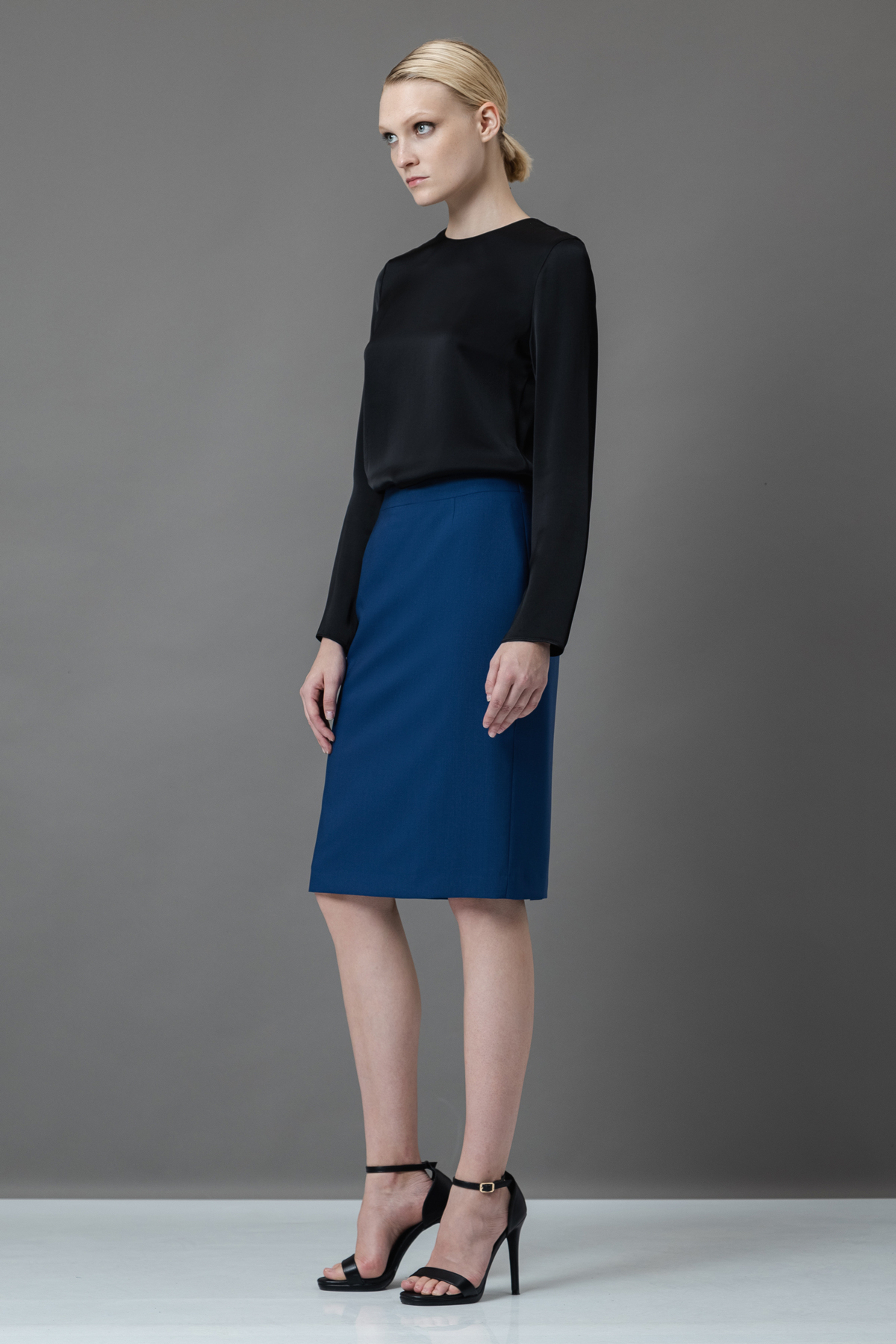 Юбка VASSA&Co, пол женский, цвет синий, фото №4