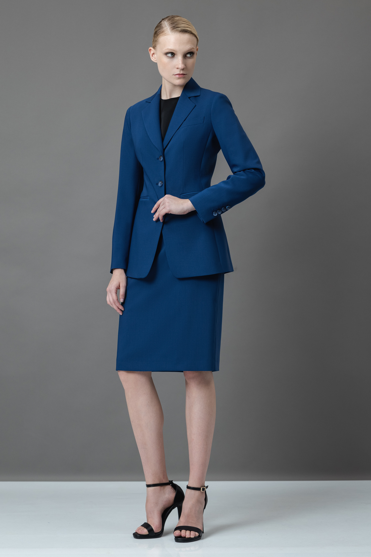 Юбка VASSA&Co, пол женский, цвет синий, фото №3