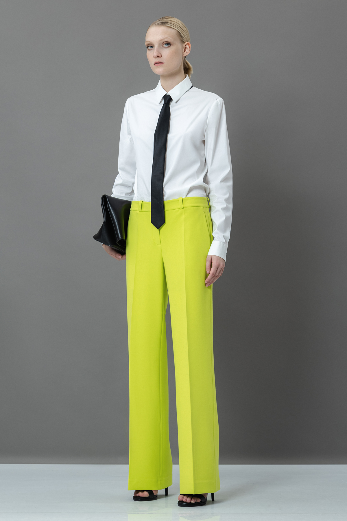 Брюки VASSA&Co, пол женский, цвет желтый, фото №3