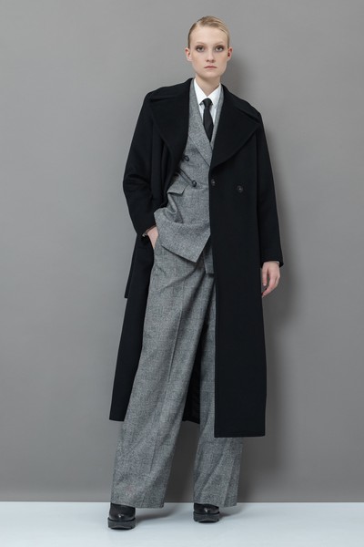 Широкие брюки VASSA&Co, пол женский, цвет серый, фото №3