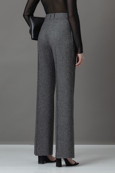 Классические брюки VASSA&Co, пол женский, цвет серый, фото №3