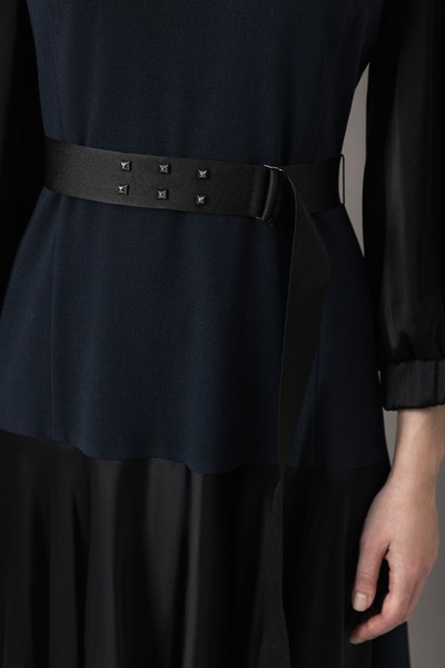 Платье с фактурными деталями VASSA&Co, пол женский, цвет серый, фото №5