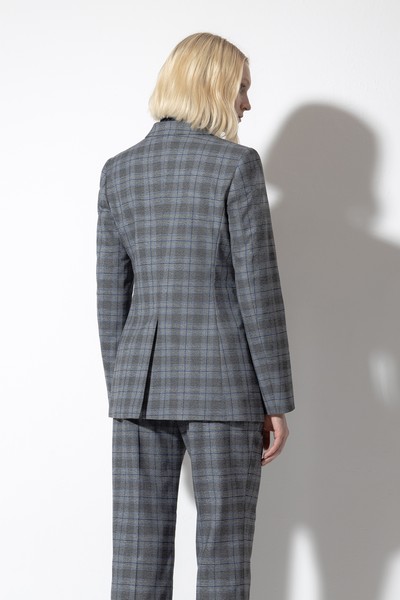 Удлиненный жакет VASSA CODE, пол женский, цвет серый, фото №3