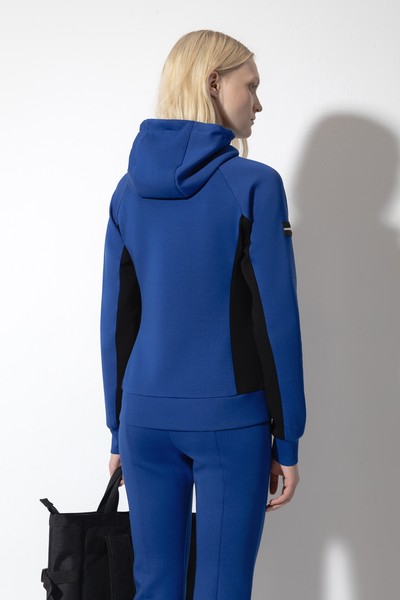 Худи на молнии VASSA CODE, пол женский, цвет синий, фото №3