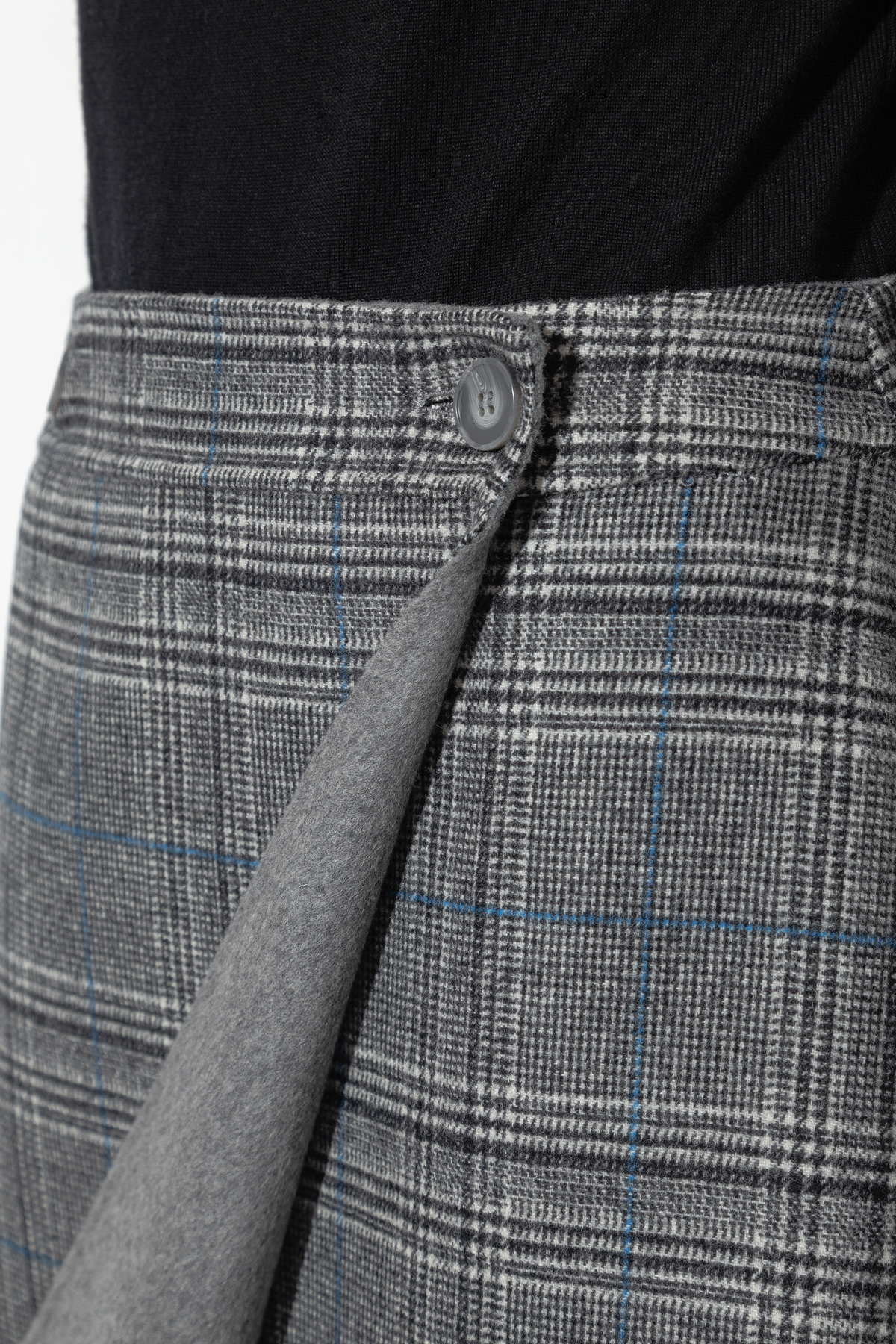 Двусторонняя юбка VASSA CODE, пол женский, цвет серый, фото №7