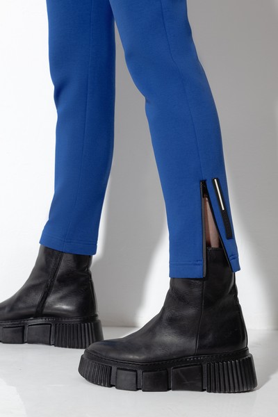 Trousers VASSA CODE, пол female, цвет синий, фото №4