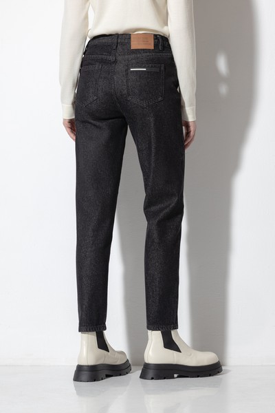 Джинсы Luxembourg Mid Rise VASSA CODE, пол женский, цвет черный, фото №3