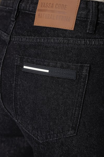 Джинсы Luxembourg Mid Rise VASSA CODE, пол женский, цвет черный, фото №4
