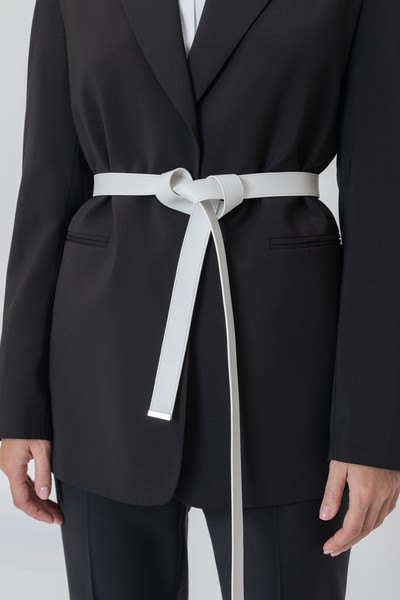 Belt VASSA&Co, пол female, цвет white, фото №2