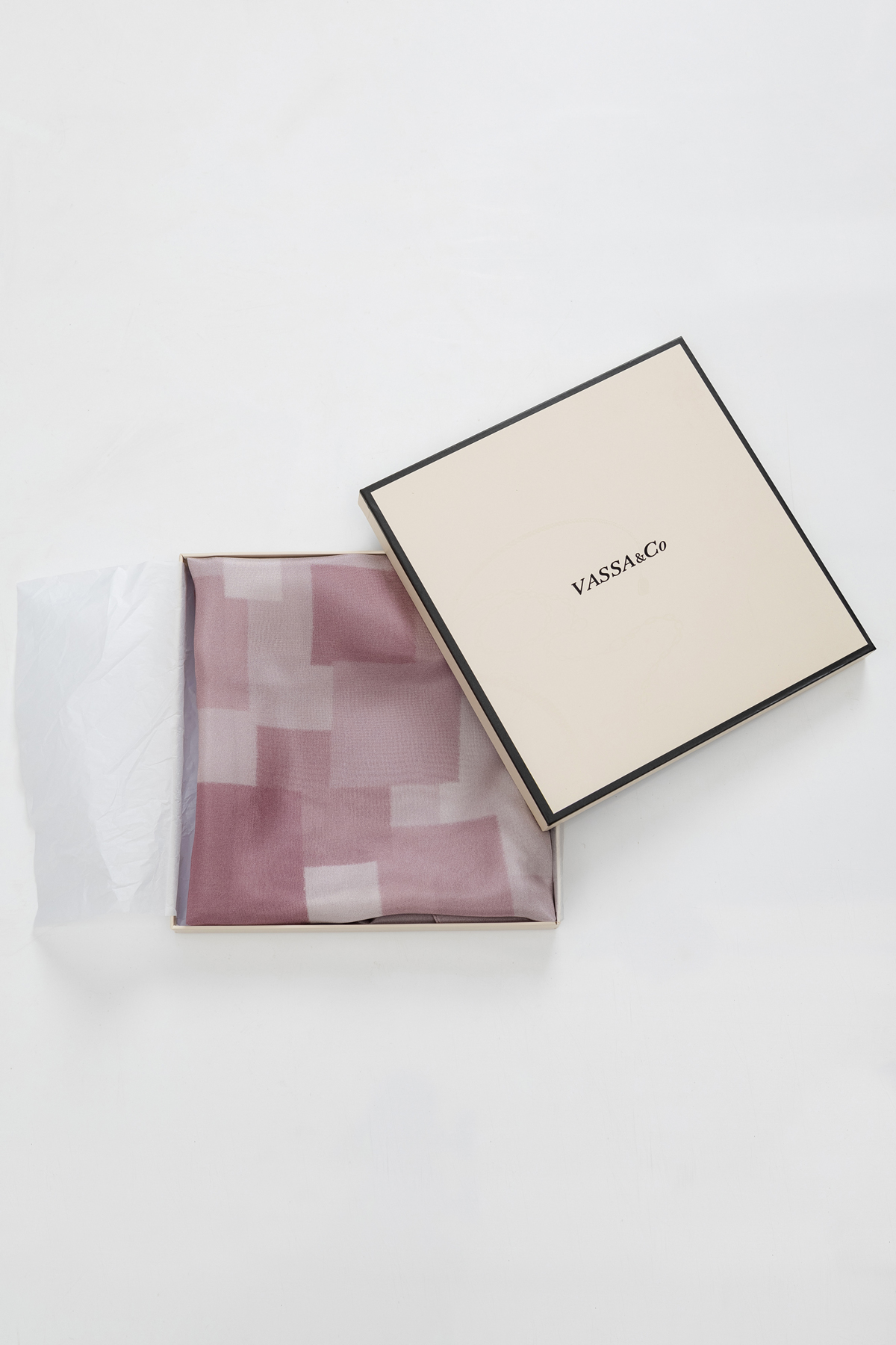 Scarf VASSA&Co, пол female, цвет violet, фото №2