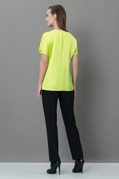 Блузка VASSA&Co, пол женский, цвет желтый, фото №4