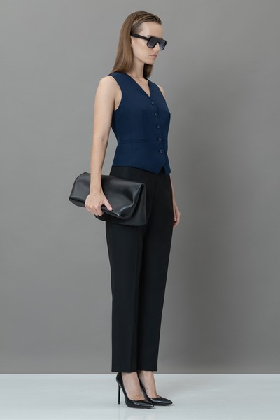 Жилет VASSA&Co, пол female, цвет синий, фото №3