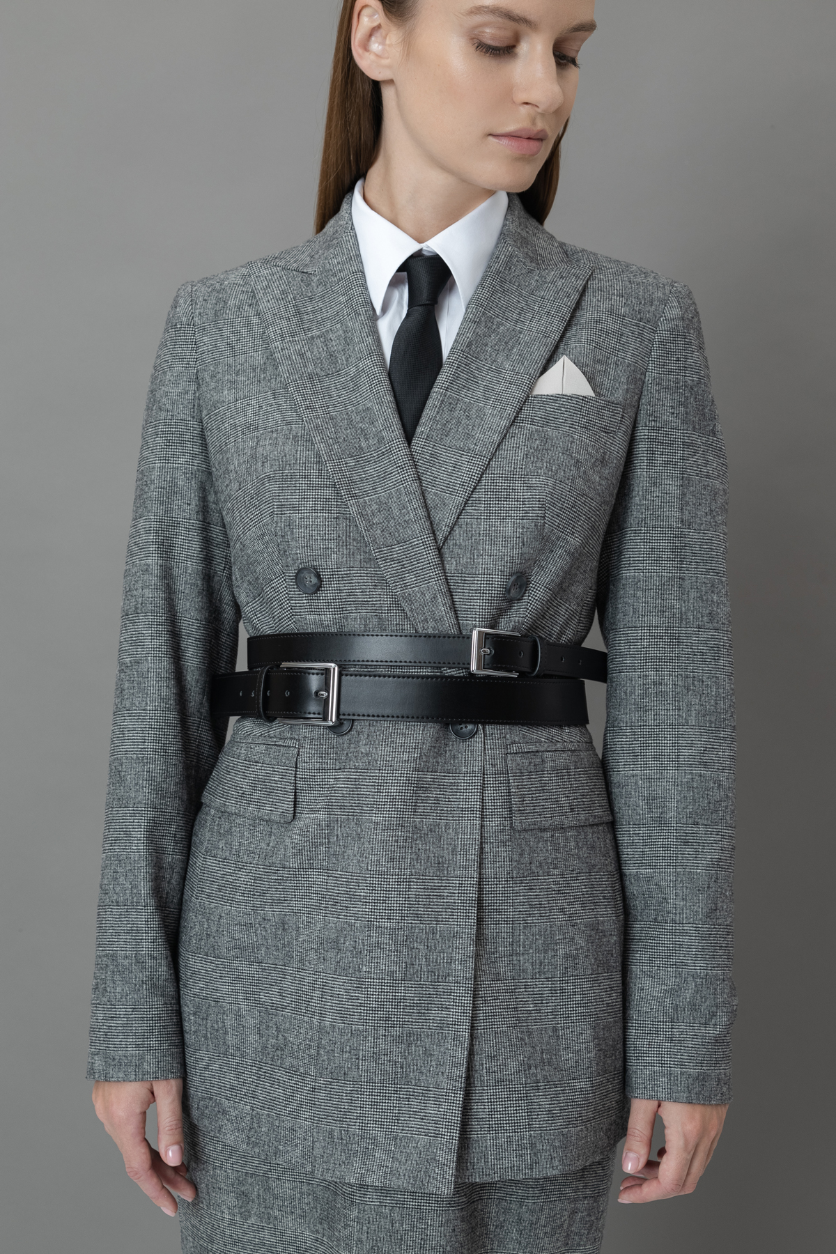 Belt VASSA&Co, пол female, цвет black, фото №2