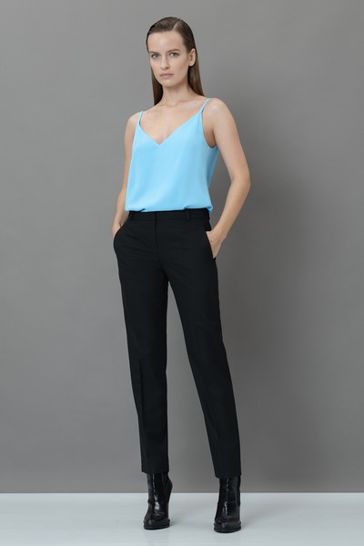 Брюки VASSA&Co, пол женский, цвет черный, фото №2