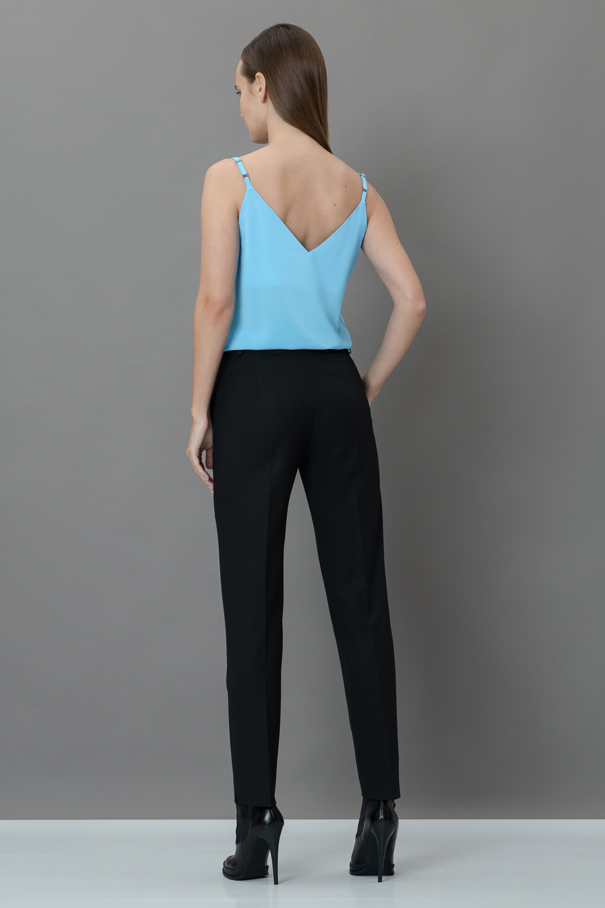 Брюки VASSA&Co, пол женский, цвет черный, фото №3