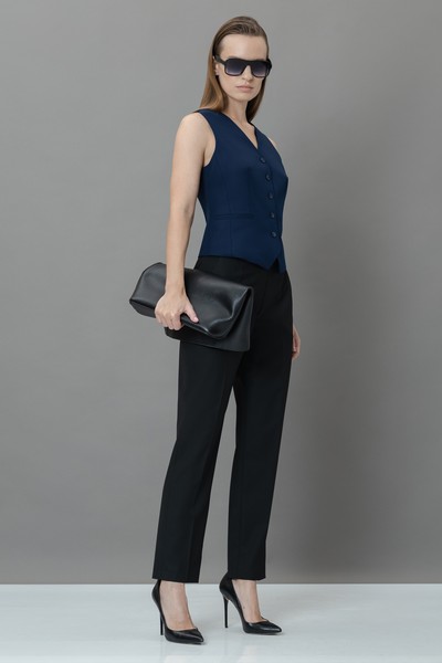 Жилет VASSA&Co, пол female, цвет синий, фото №2