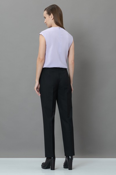 Брюки VASSA&Co, пол женский, цвет черный, фото №3