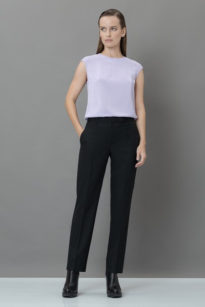 Брюки VASSA&Co, пол женский, цвет черный, фото №2