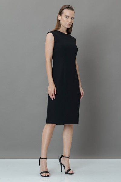 Платье-футляр VASSA&Co, пол женский, цвет черный, фото №3