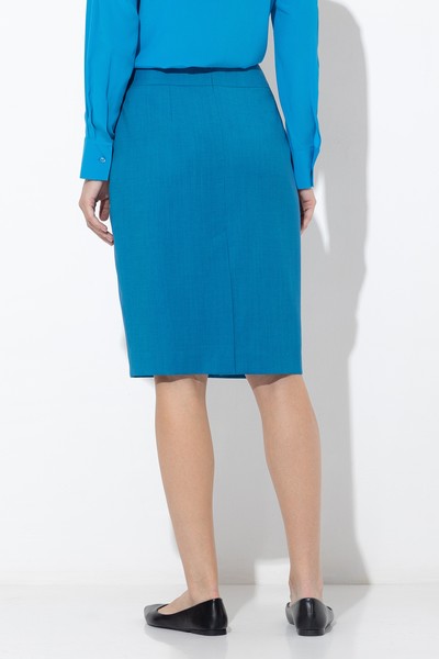 Юбка VASSA&Co, пол женский, цвет голубой, фото №5