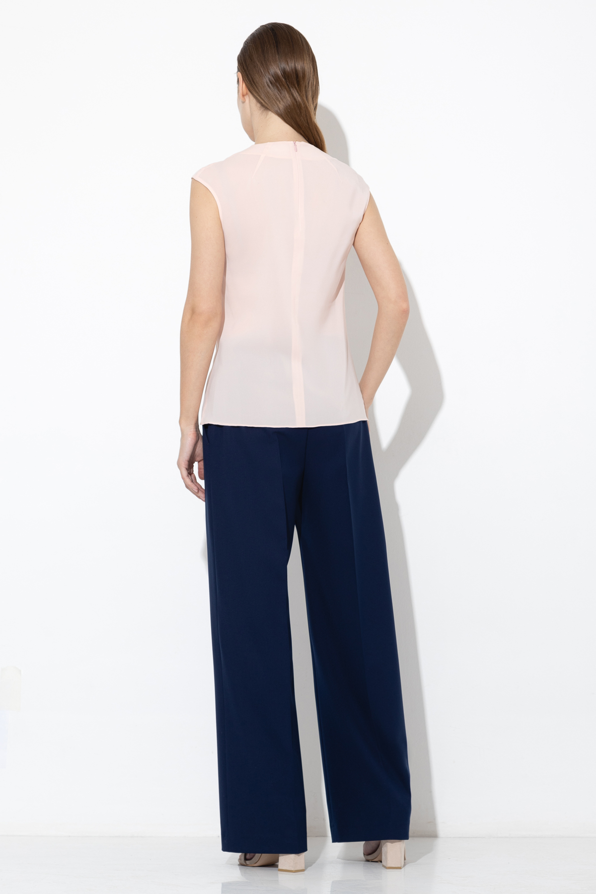 Базовая блузка VASSA&Co, пол женский, цвет розовый, фото №3