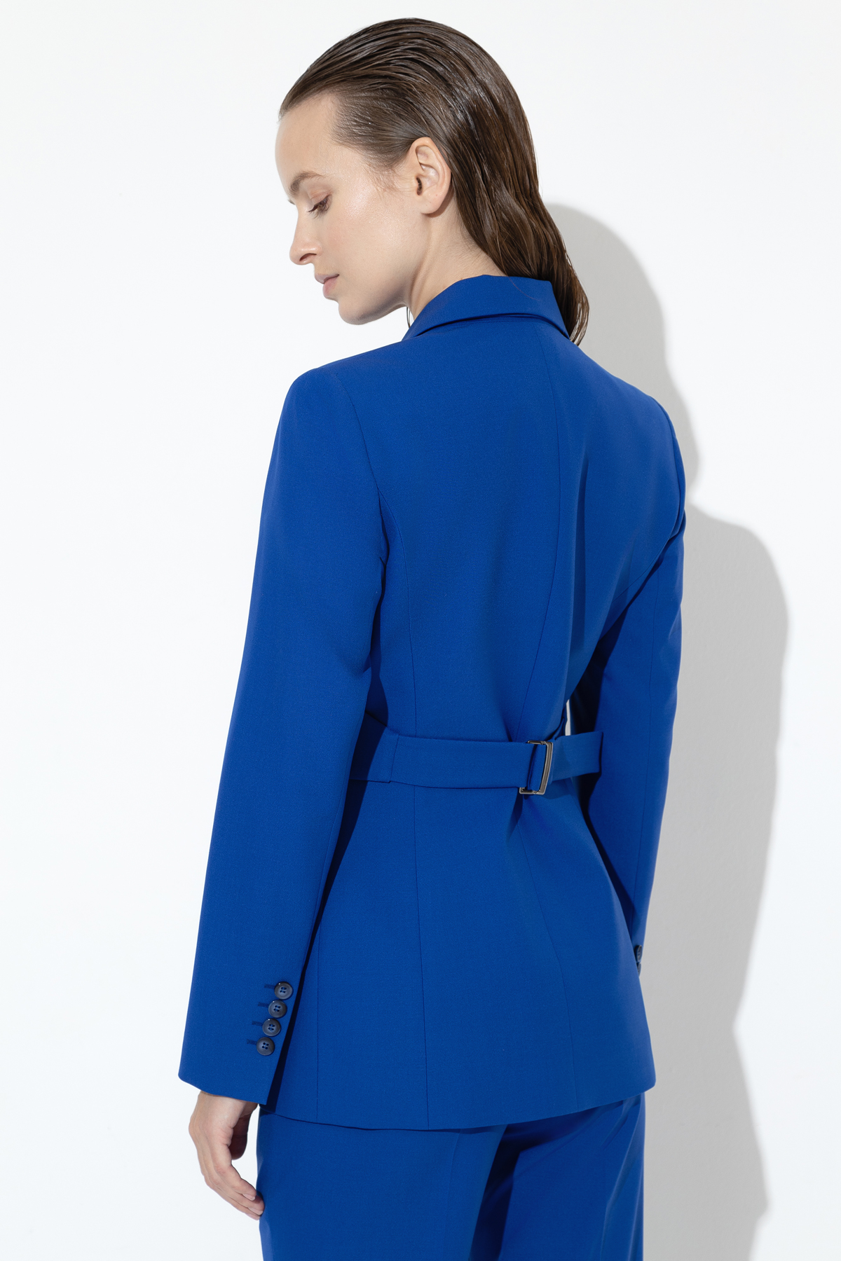 Жакет со съемной деталью VASSA&Co, пол женский, цвет синий, фото №5