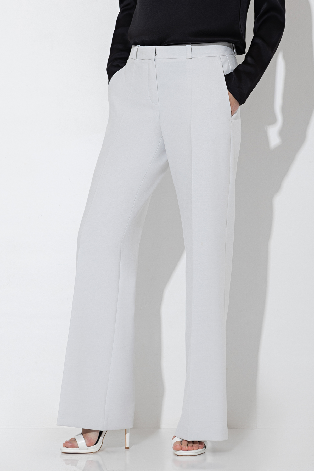 Брюки VASSA&Co, пол женский, цвет белый, фото №3
