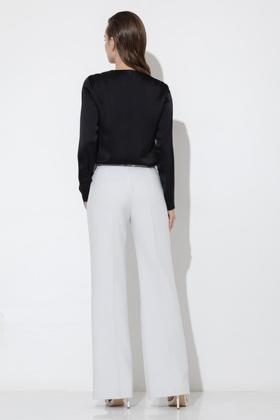 Брюки VASSA&Co, пол женский, цвет белый, фото №5