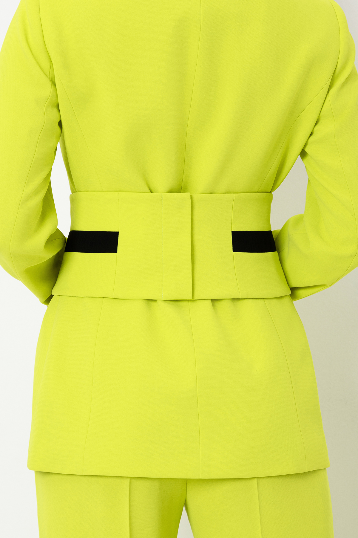 Широкий пояс VASSA&Co, пол женский, цвет желтый, фото №5