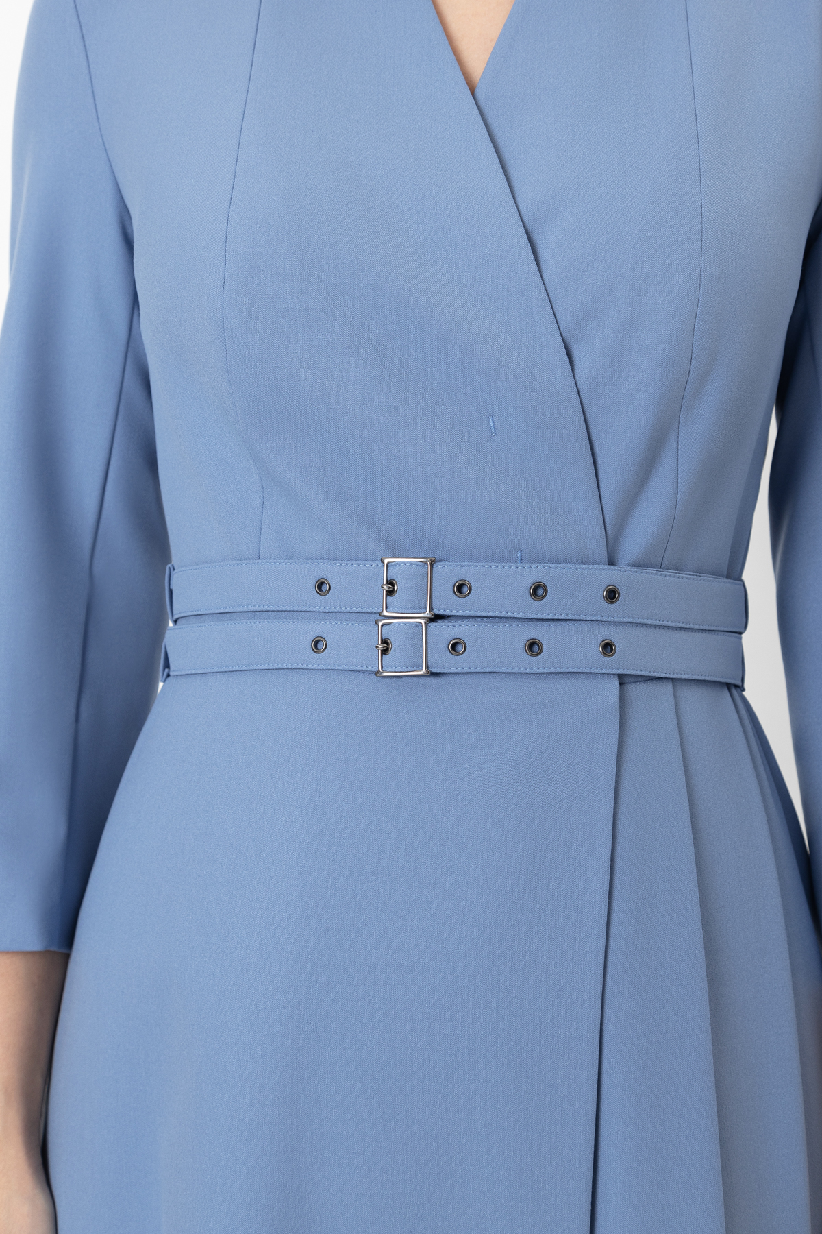 Платье VASSA&Co, пол женский, цвет голубой, фото №5