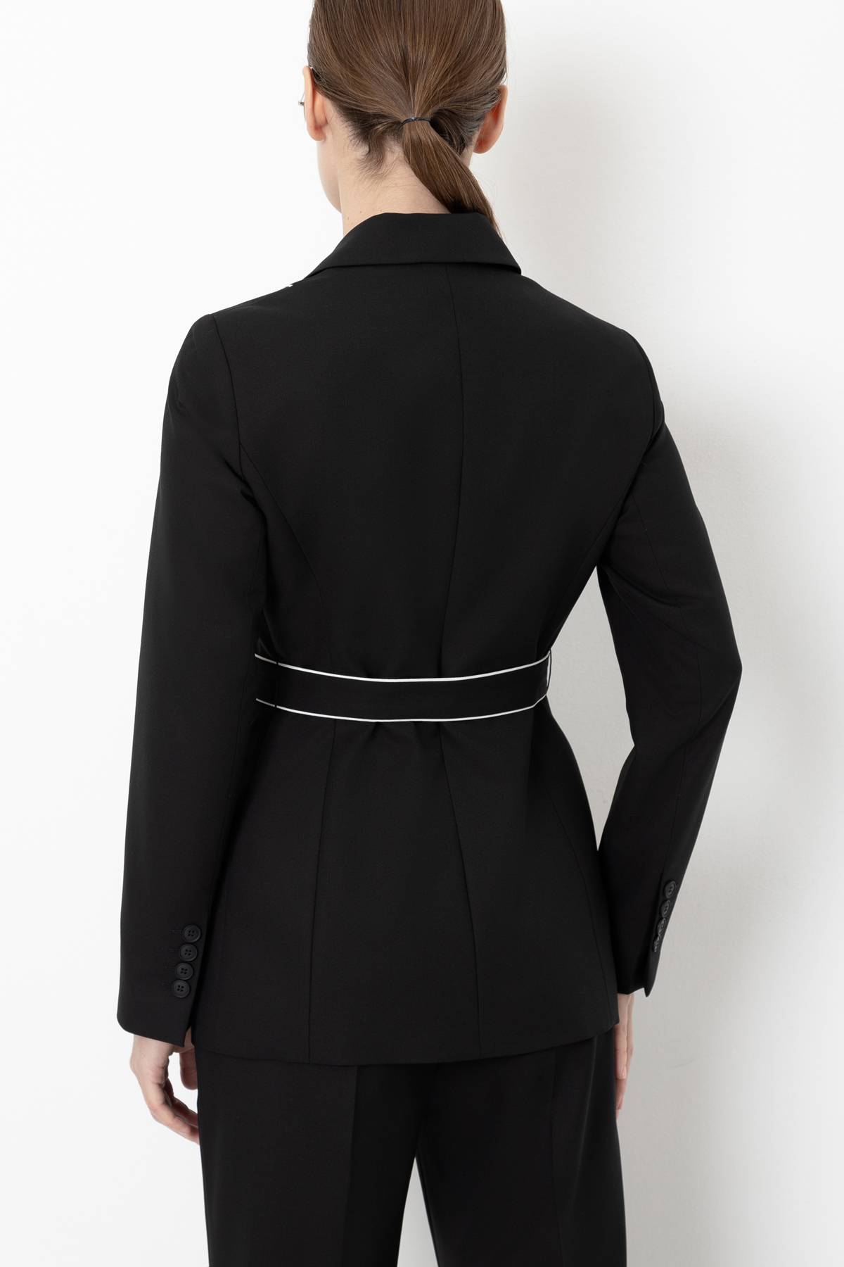 Jacket VASSA&Co, пол female, цвет black, фото №5