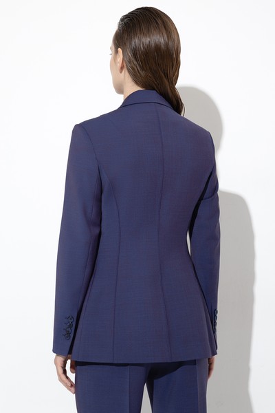 Однобортный жакет VASSA&Co, пол женский, цвет фиолетовый, фото №5