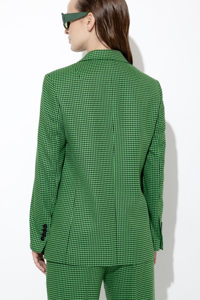 Жакет прямого кроя VASSA&Co, пол женский, цвет зеленый, фото №5