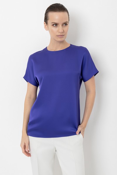Блузка VASSA&Co, пол женский, цвет фиолетовый, фото №2