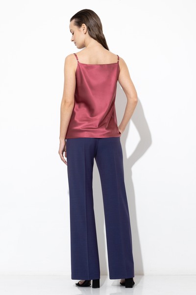 Топ в бельевом стиле VASSA&Co, пол женский, цвет розовый, фото №3