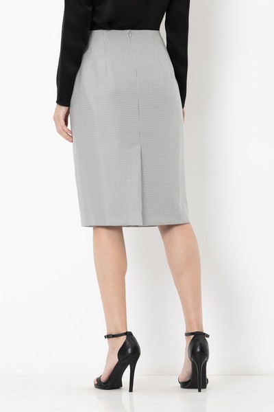 Skirt VASSA&Co, пол female, цвет серый, фото №5