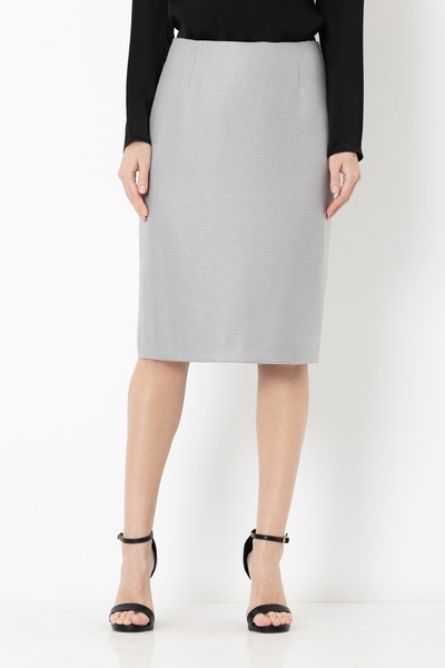 Skirt VASSA&Co, пол female, цвет серый, фото №4