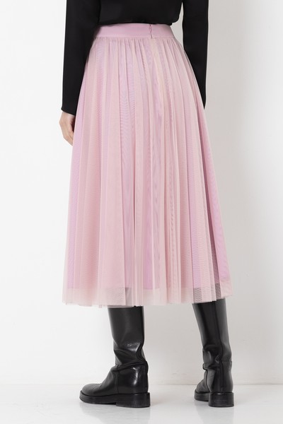 Юбка из сетки VASSA&Co, пол женский, цвет розовый, фото №5