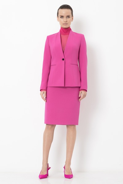 Юбка-карандаш VASSA&Co, пол женский, цвет розовый, фото №2