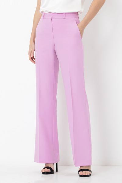 Брюки со стрелками VASSA&Co, пол женский, цвет фиолетовый, фото №4