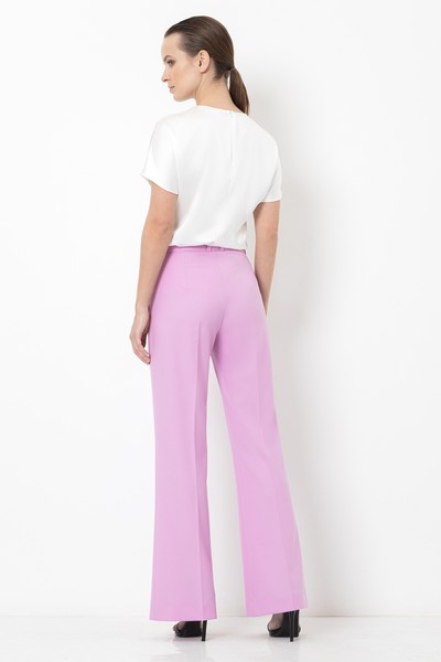Брюки со стрелками VASSA&Co, пол женский, цвет фиолетовый, фото №3